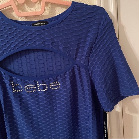 Bebe Womens blue dress size XL new - Picture 8 of 9